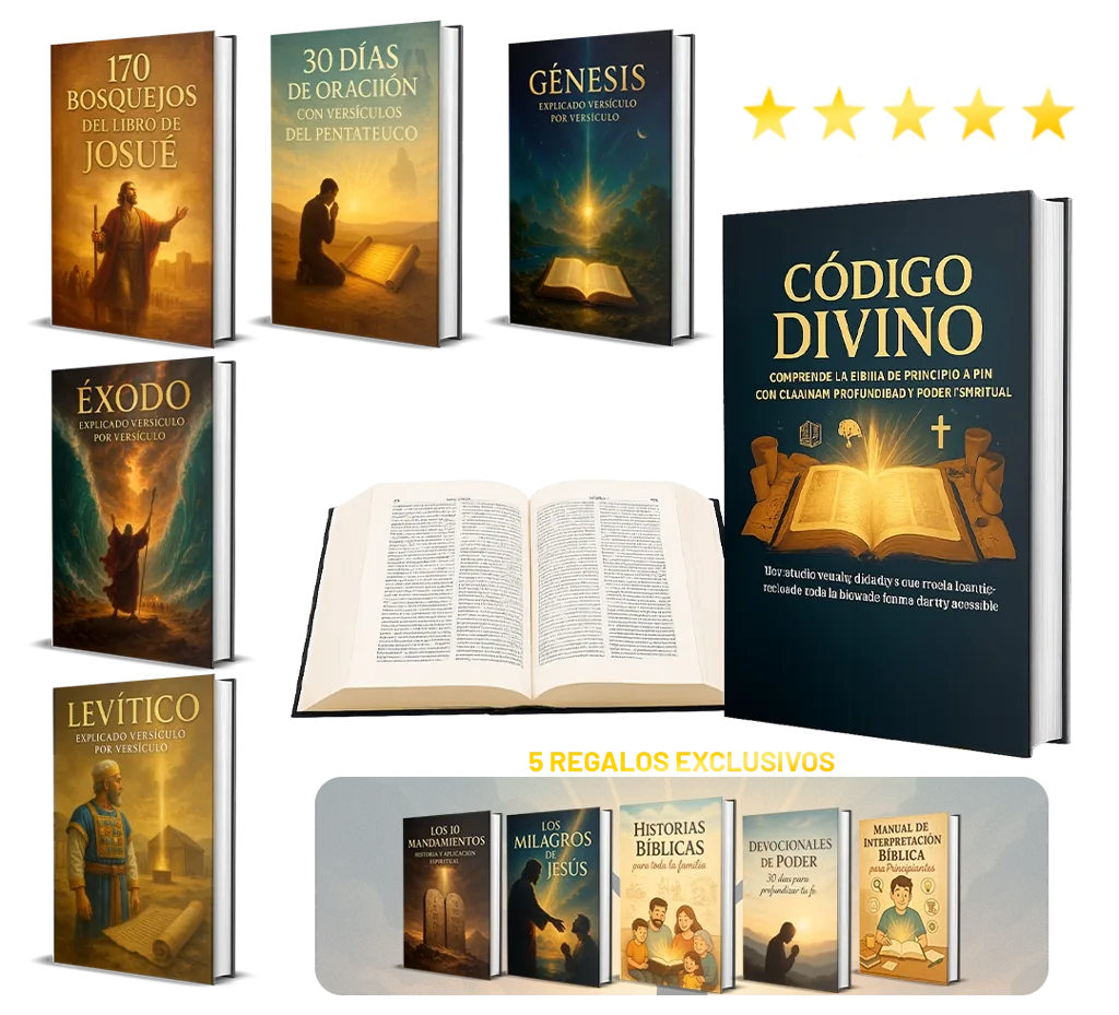 Mockup del material Código Divino